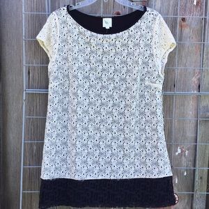 Anthropologie Lace Dress/Tunic Size XL